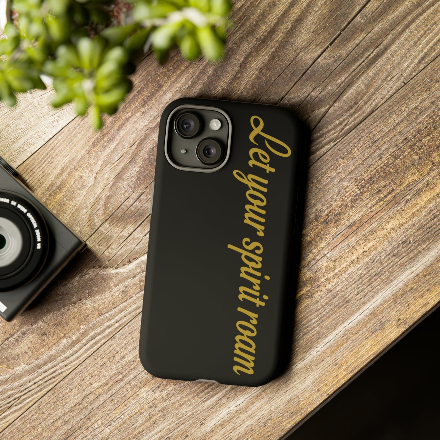 "Let Your Spirit Roam" Tough iPhone Cases