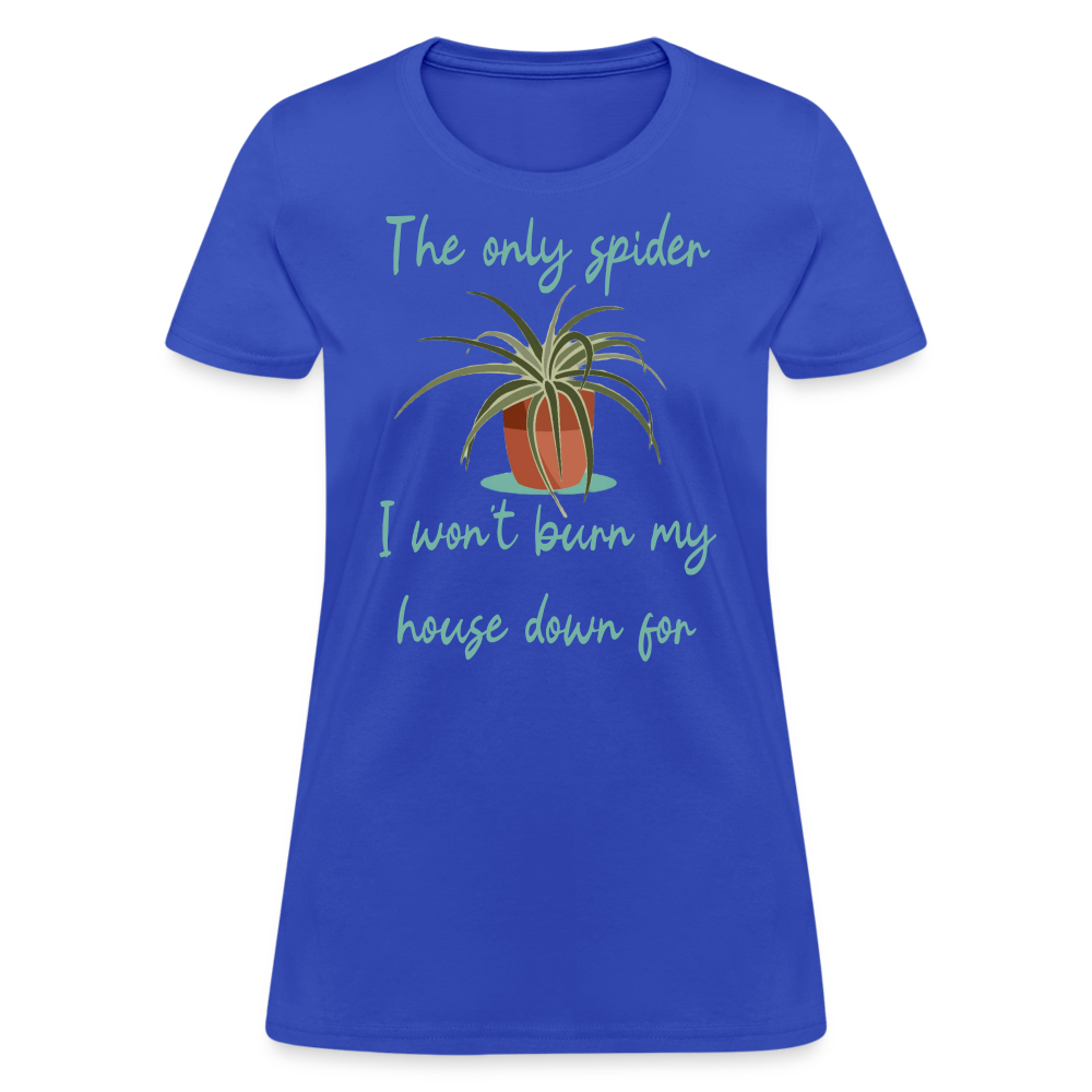 Spider Plant Women's T-Shirt - royal blue