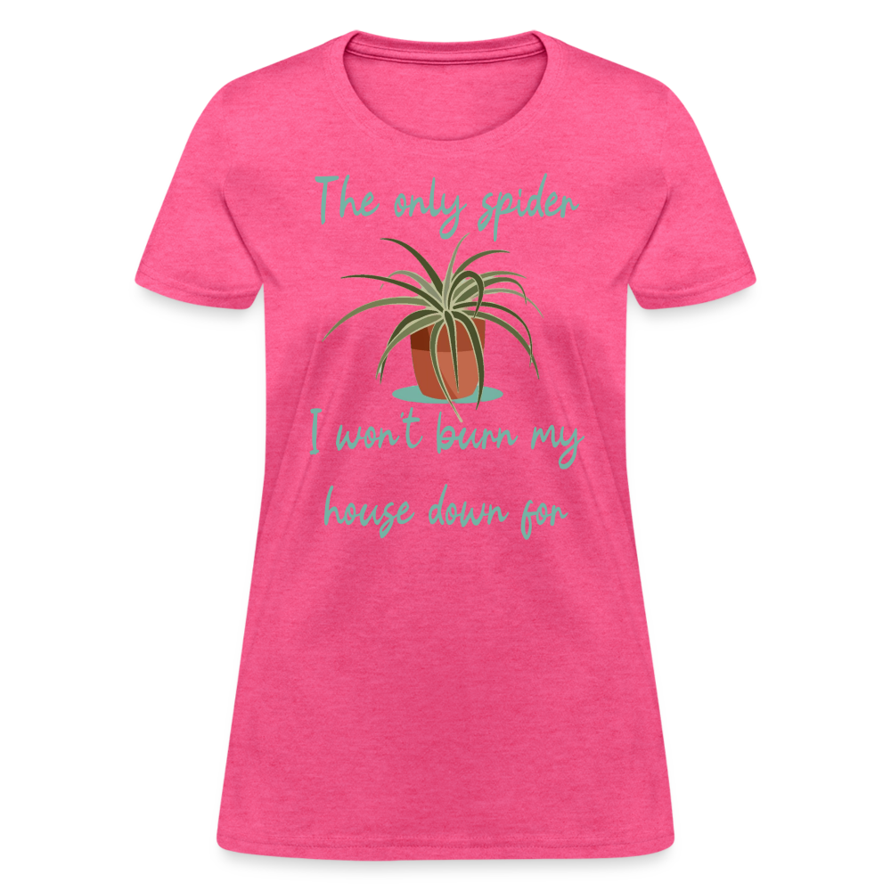 Spider Plant Women's T-Shirt - heather pink
