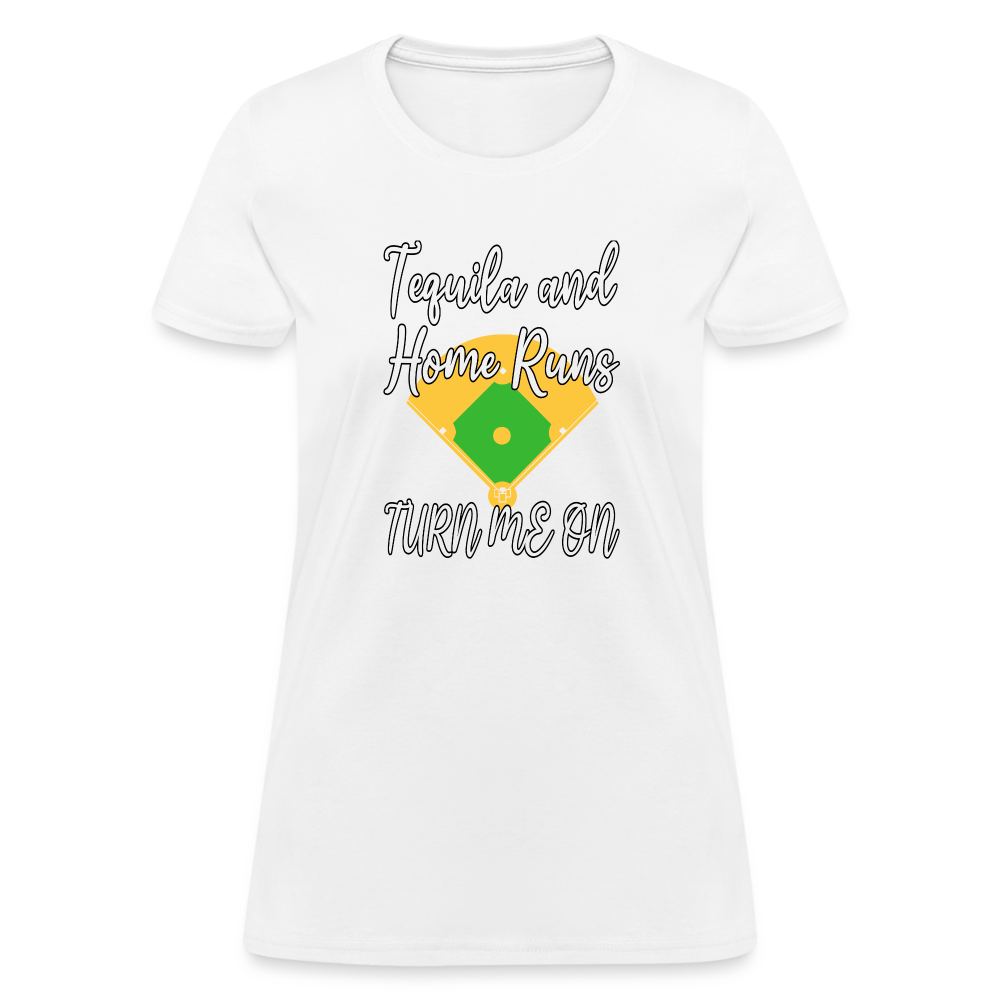 Tequila and Home Runs Women's T-Shirt - white