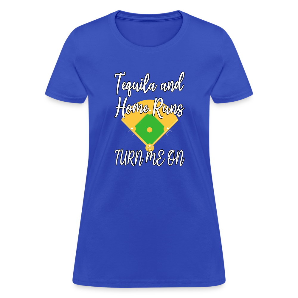Tequila and Home Runs Women's T-Shirt - royal blue