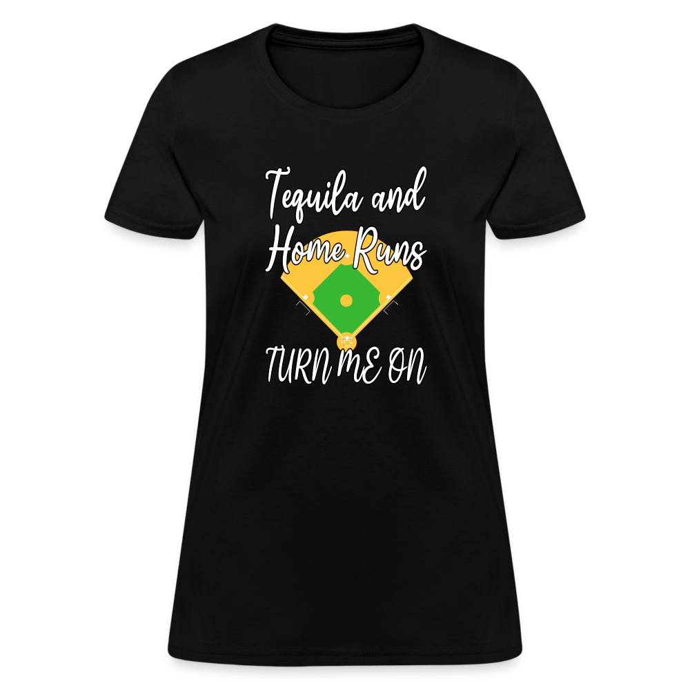 Tequila and Home Runs Women's T-Shirt - black