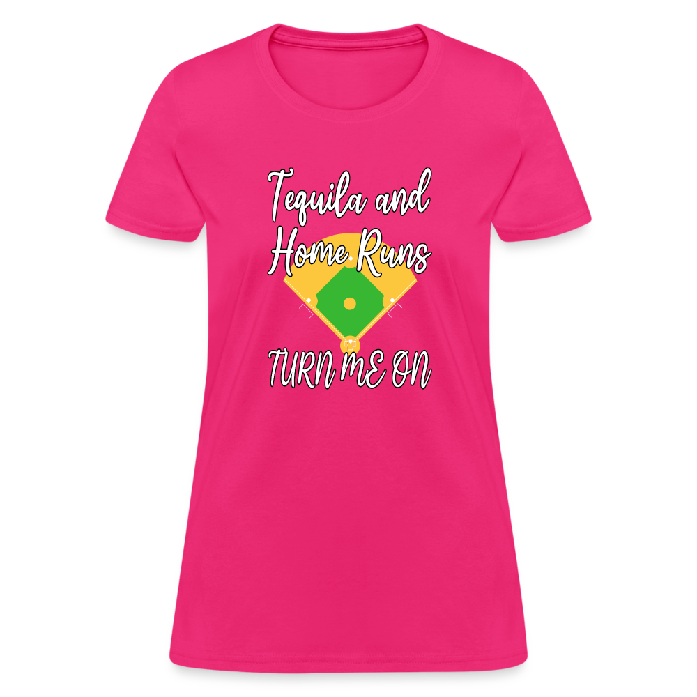 Tequila and Home Runs Women's T-Shirt - fuchsia