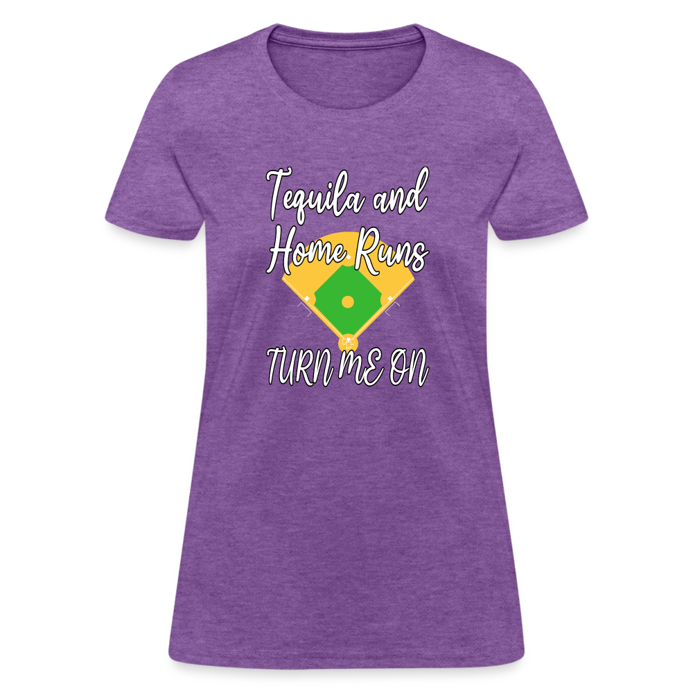 Tequila and Home Runs Women's T-Shirt - purple heather