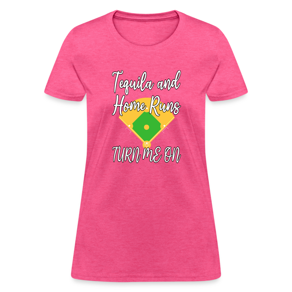 Tequila and Home Runs Women's T-Shirt - heather pink