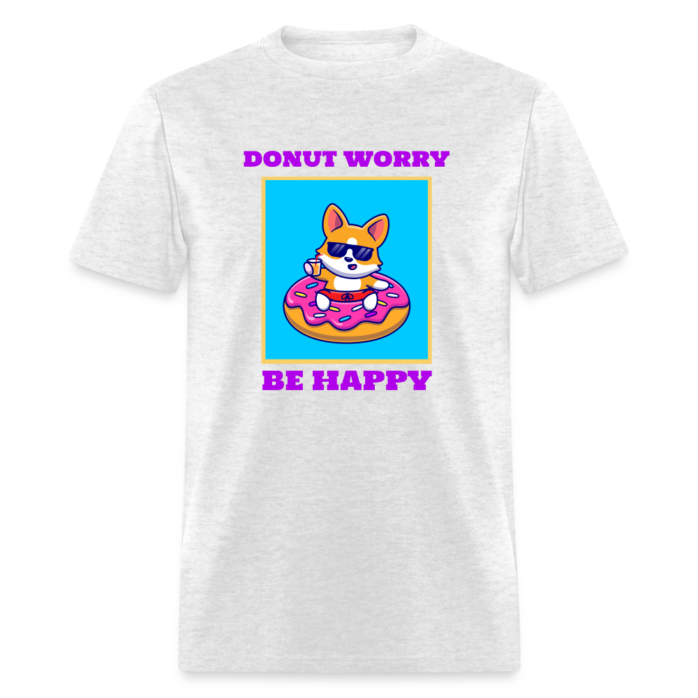 Donut Worry Unisex Classic T-Shirt - light heather gray
