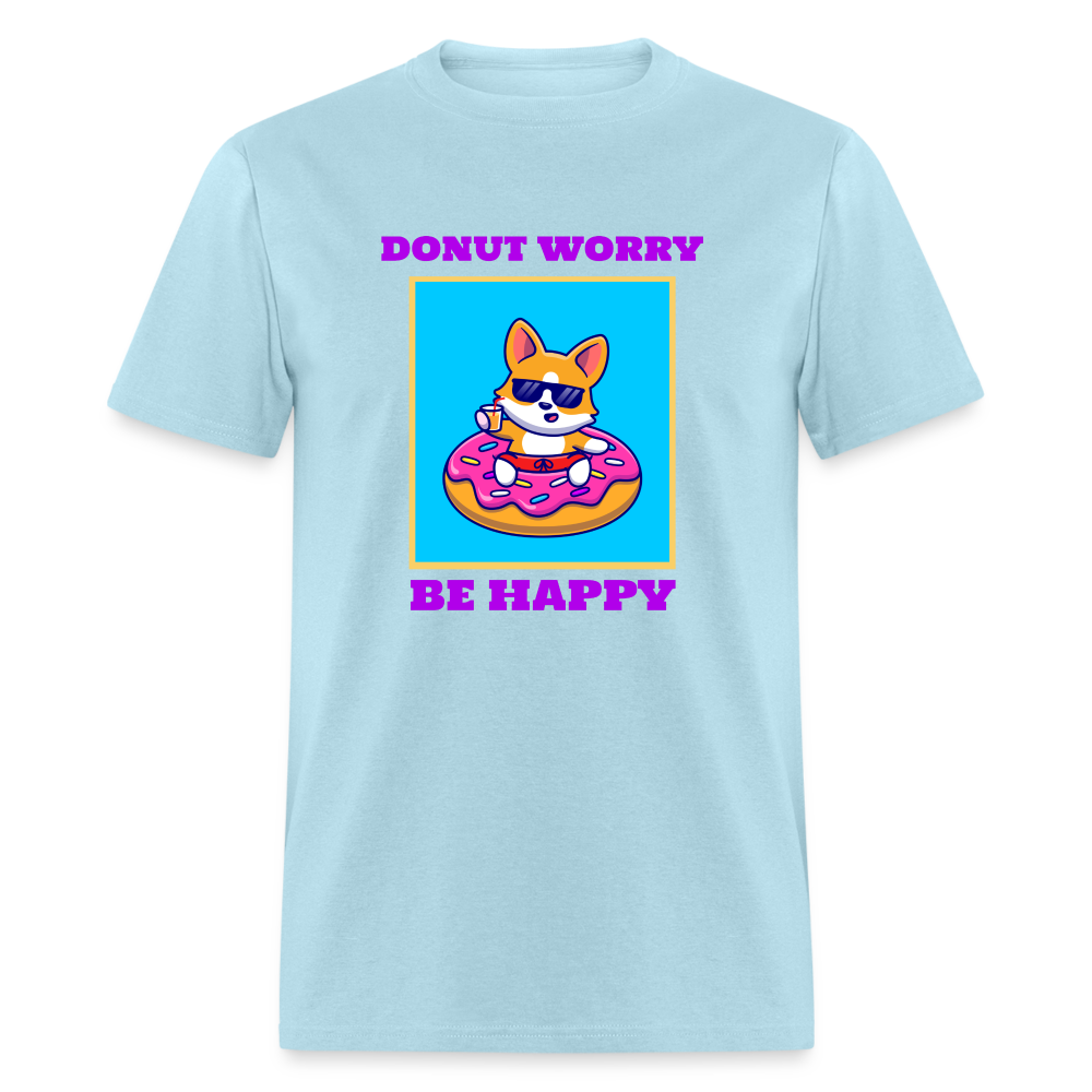 Donut Worry Unisex Classic T-Shirt - powder blue
