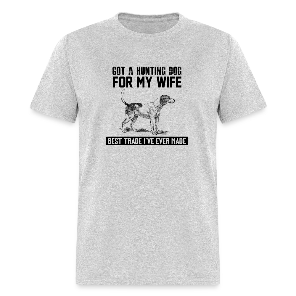 Hunting Dog For My Wife Men's T-Shirt - heather gray