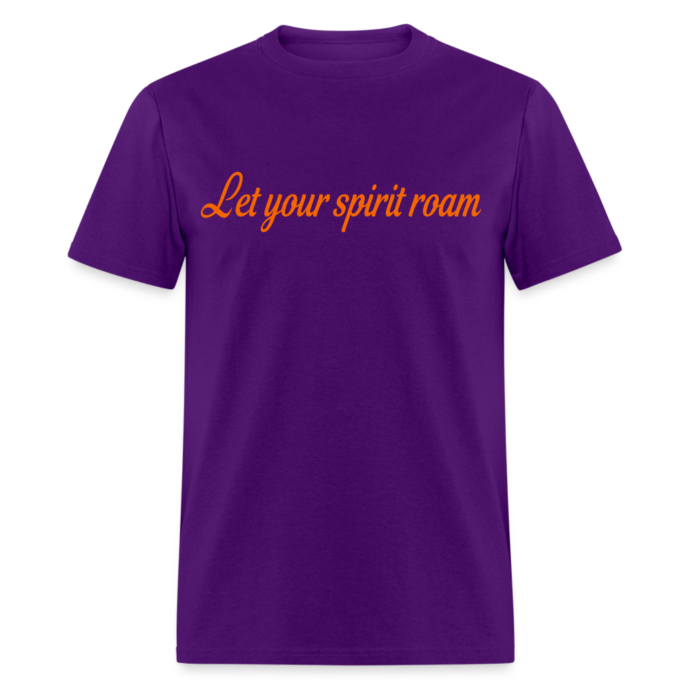 LYSR Clemson Purple & Orange Men's T-Shirt - purple