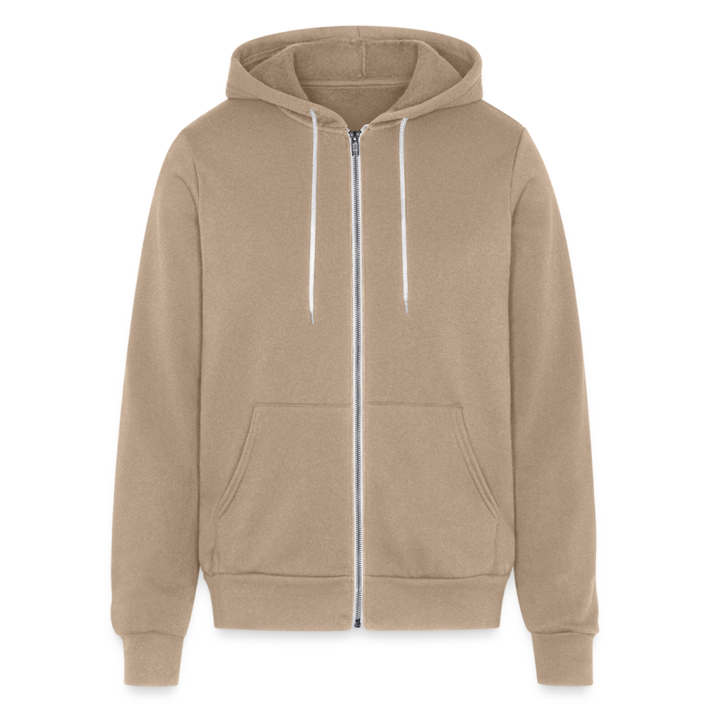 Let Your Spirit Roam Zip-Up Hoodie - tan