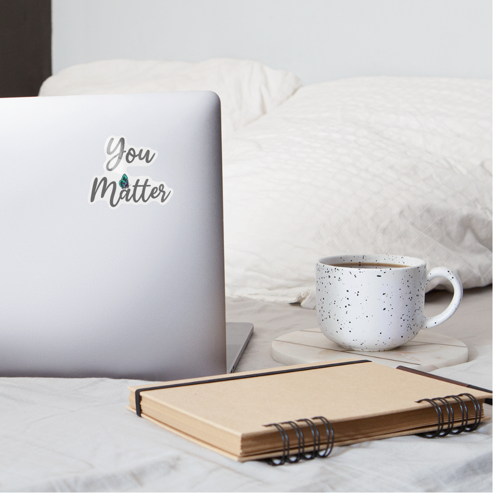 Sticker - white glossy