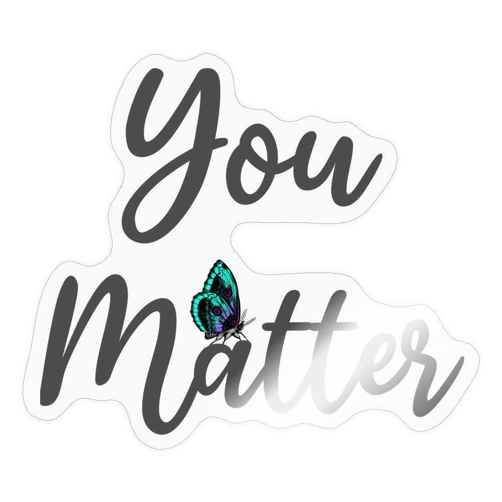 Sticker - transparent glossy