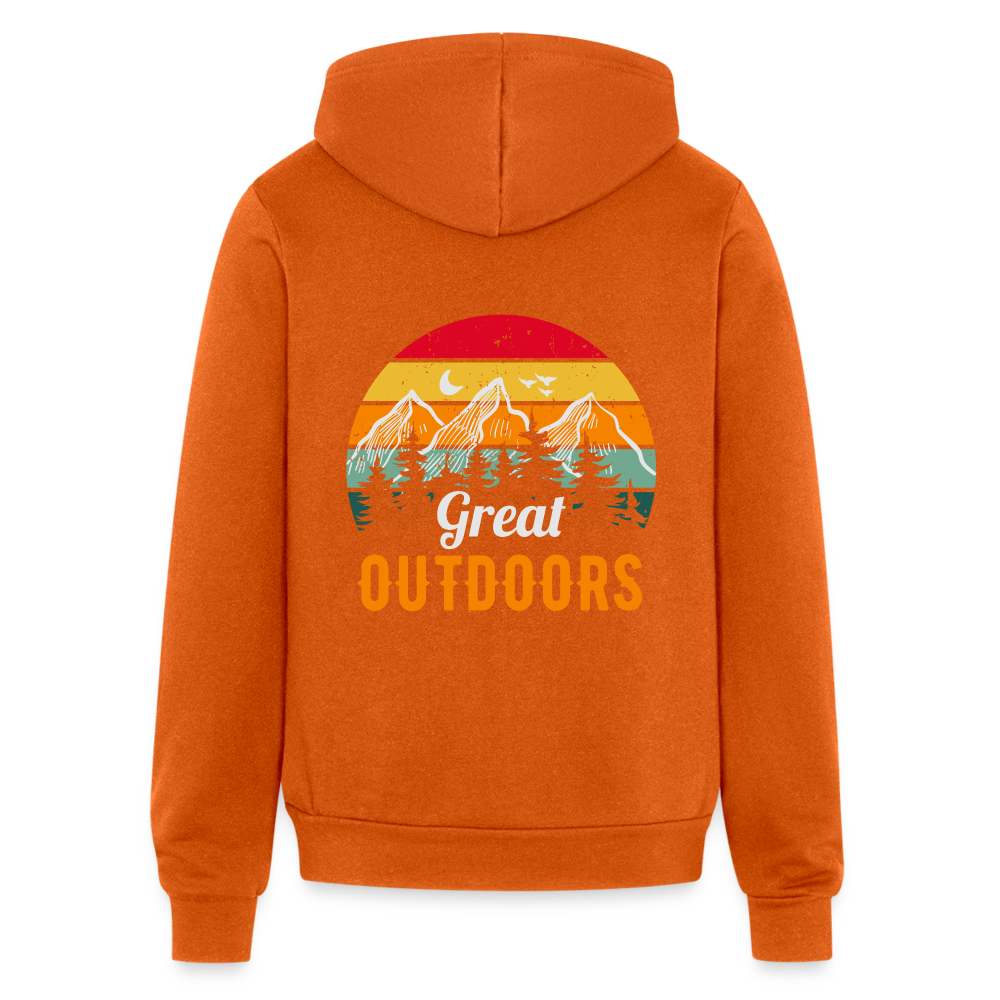 Great Outdoors Bella + Canvas Unisex Full Zip Hoodie - autumn