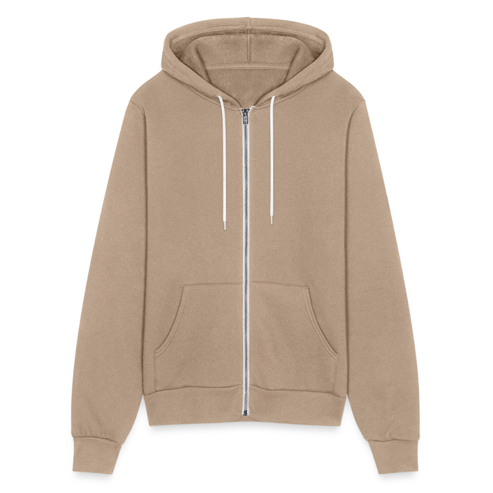 Not All Who Wonder Are Lost Bella + Canvas Unisex Full Zip Hoodie - tan
