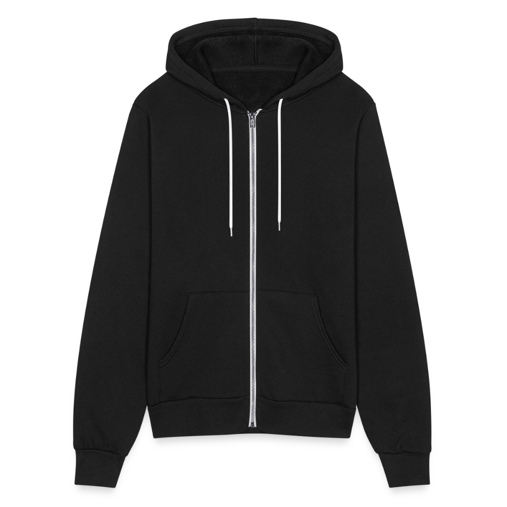 Not All Who Wonder Are Lost Bella + Canvas Unisex Full Zip Hoodie - black