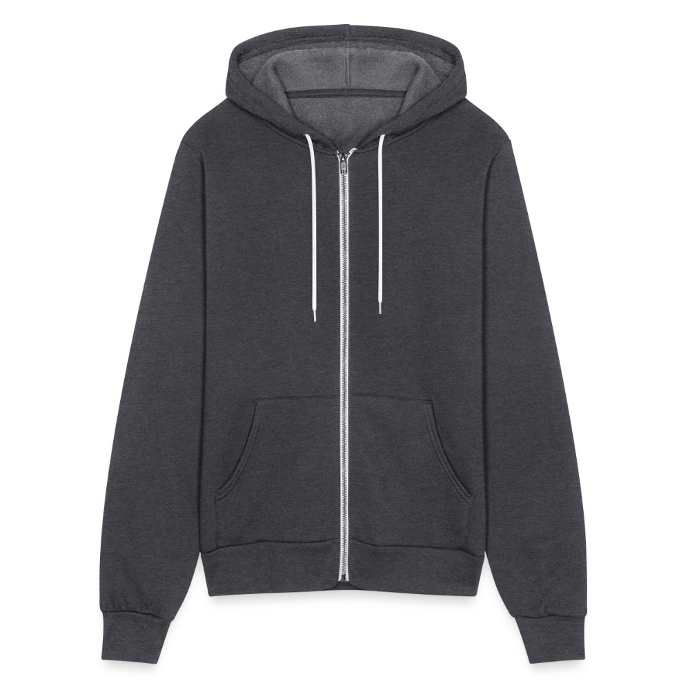 Not All Who Wonder Are Lost Bella + Canvas Unisex Full Zip Hoodie - charcoal grey