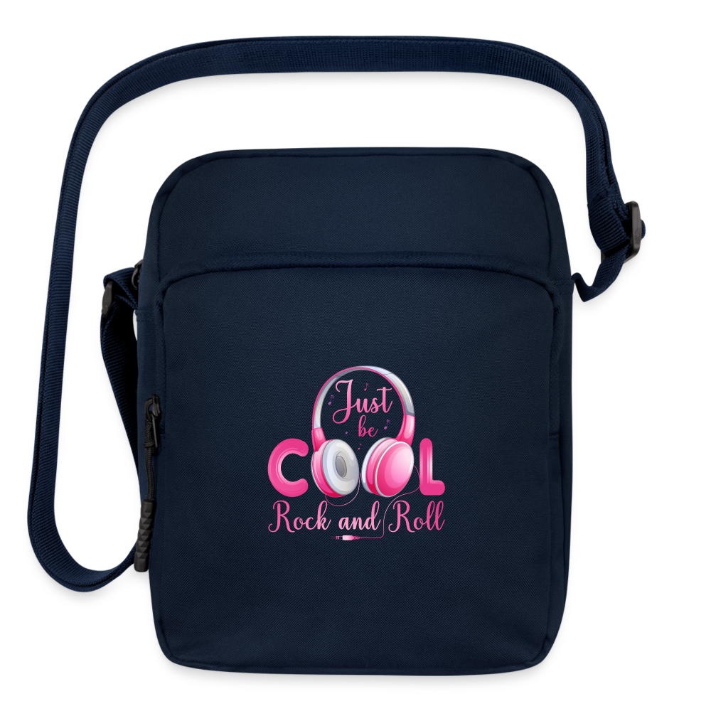 Just Be Cool Rock & Roll Upright Crossbody Bag - navy