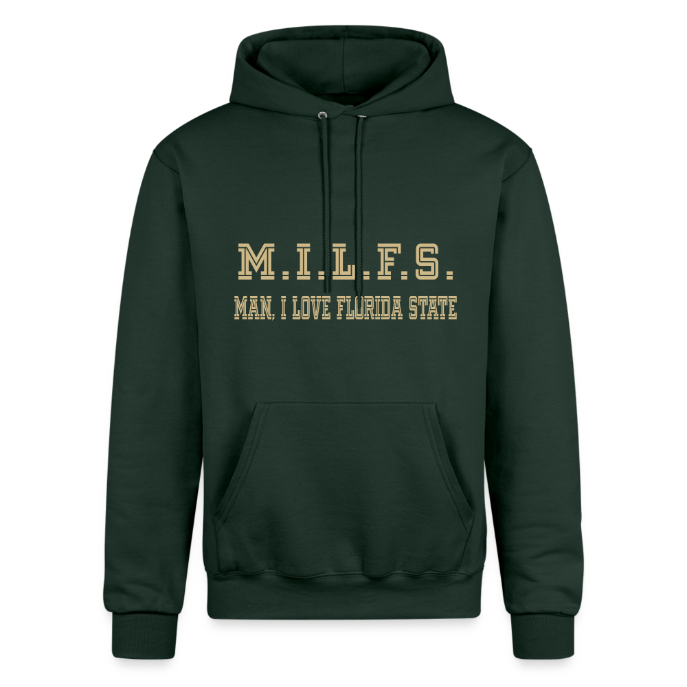 M.I.L.F.S. Champion Unisex Powerblend Hoodie - Dark Green