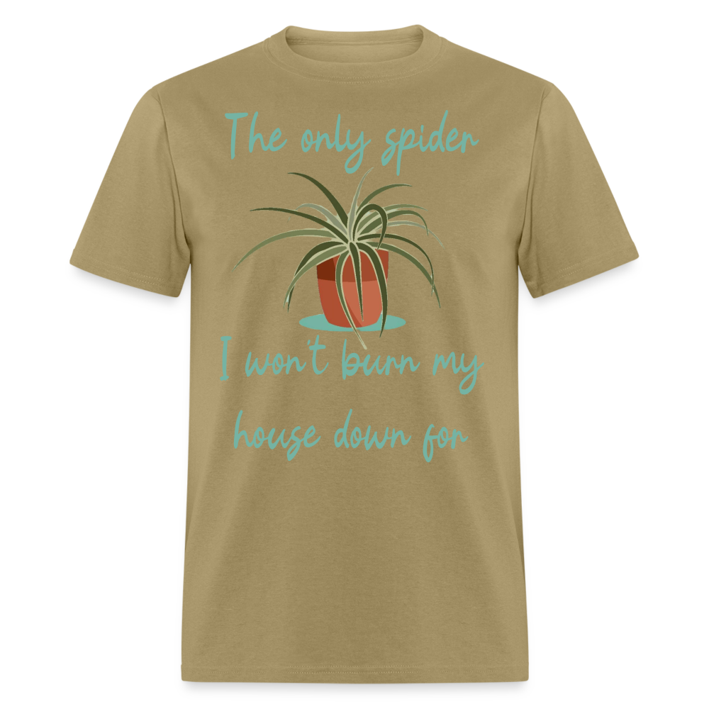 Spider Plant T-Shirt - khaki