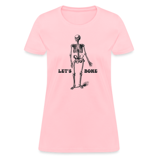 Let's Bone Women's T-Shirt - pink