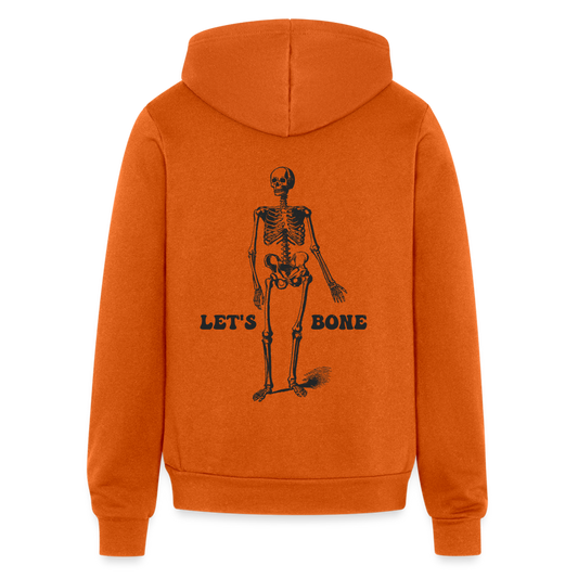 Let's Bone Unisex Zip-Up Hoodie - autumn